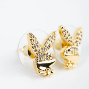 ต่างหูเพชร ลายน่ารัก